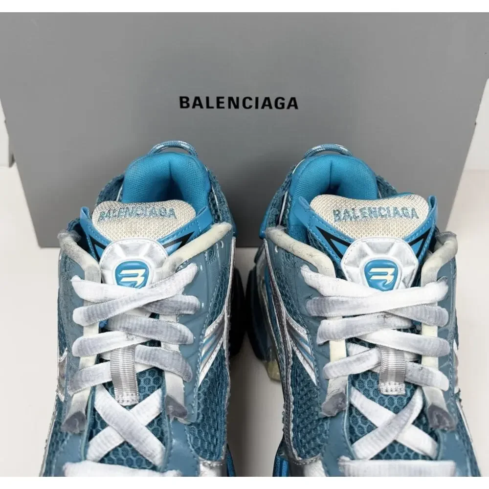 Size 40EU/7US - Balenciaga Runner Marathon Blue Unreleased💙 NEW/RETAIL $1.4K! - Picture 4 of 11